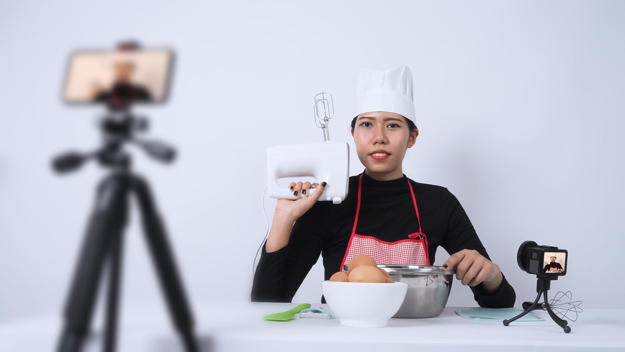 Chef durante una consulenza online